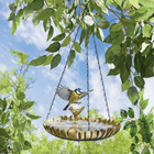 Vogeltränke Bronze mit Kette zum Aufhängen Gainsborough