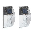 2er Set Solar-Wandlampen