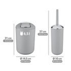 WENKO Bad-Accessoire-Set "Brasil" Grau, 4-tlg.