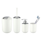 WENKO Bad-Accessoire-Set "Brasil" Weiß 4-tlg.
