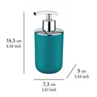WENKO Bad-Accessoire Set "Brasil" Petrol, 4-tlg. bruchsicher