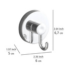 Vacuum-Loc® Toilettenpapierhalter „Milazzo“ mit 2 Haken, 3-tlg. WENKO