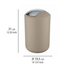 WENKO Bad-Accessoire Set "Brasil" Taupe, 4-tlg.bruchsicher