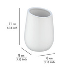 WENKO Waschtisch-Set "Badi" Weiß, 2-tlg.