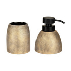 Bad-Accessoire Set „Tremea“, 2-tlg., bronze WENKO
