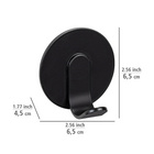 Turbo-Loc® Wandhaken „Bivio“, 3er Set, schwarz matt WENKO