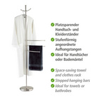 Handtuch- & Kleiderständer „Adiamo“, 3 Arme, höhenverstellbar WENKO