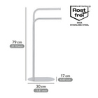 Handtuchständer „Levante“, Edelstahl glänzend WENKO