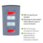 Seifenspender „Tartas“, 2-Kammer, chrom WENKO