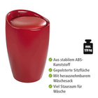 Badhocker & Wäschesammler Candy rot WENKO