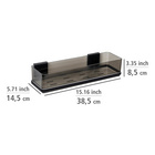Maxiablage Quadro Vacuum-Loc Schwarz WENKO