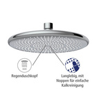 Regenduschkopf „Watersaving“ Chrom WENKO