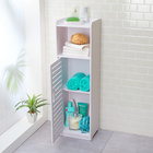 Badezimmerschrank mit Tür weiß