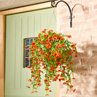 Kunstblumen hängend orange