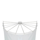 Duschschirm mit 12 Armen für Duschvorhänge WENKO