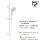 Brauseset „Watersaving“ Weiß 70 cm WENKO