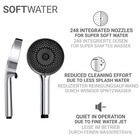 Brauseset mit Mikrotropfen-Technologie Softwater 70 cm WENKO