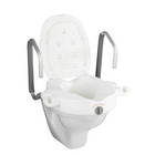 WC-Sitz Erhöhung „Secura“ mit Stützgriffen WENKO