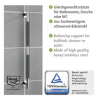 Edelstahl Wandhaltegriff „Secura“ 65,5 cm WENKO