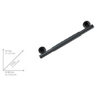 Wandhaltegriff „Secura“ 40,5 cm Schwarz WENKO