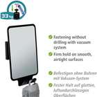 Vacuum-Loc® Antibeschlagspiegel „Quadro“ Schwarz WENKO