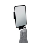 Vacuum-Loc® Antibeschlagspiegel „Quadro“ Schwarz WENKO