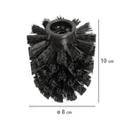 Ersatzbürstenkopf Ø 8 cm „WC-Ersatzbürste“ 10er Set Schwarz WENKO