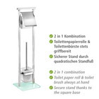 Stand WC-Garnitur "Debar" Edelstahl matt WENKO