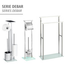 Stand WC-Garnitur "Debar" Edelstahl matt WENKO
