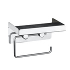 Toilettenpapierhalter 2-in-1 Edelstahl WENKO