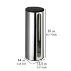 Turbo-Loc® Ersatzrollenhalter „Detroit“ Edelstahl WENKO