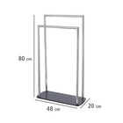 WC-Garnitur & Handtuchständer „Ravina“ 3in1 WC-Set WENKO