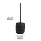 WC-Garnitur „Illana“ Schwarz Soft-Touch WENKO