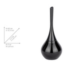 WC-Garnitur „Flakon“ Schwarz Keramik WENKO