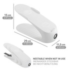 Schuhhalter Weiß 8er Set WENKO