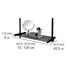 Regalboden Herkules Schwarz WENKO