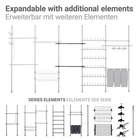 Kleiderstange Herkules 2er Set Schwarz WENKO
