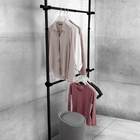 Kleiderstange Herkules 2er Set Schwarz WENKO