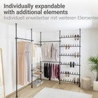 Kleiderstange Herkules 2er Set Schwarz WENKO