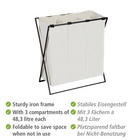 Wäschesammler Trio XL 3-fach Beige WENKO