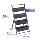 Vertikales Hochbeet 4 Etagen MAXIMEX