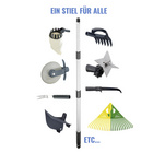 Laubrechen 3-in-1 mit Teleskopstiel MAXIMEX