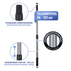 Gartenrechen mit Teleskopstiel MAXIMEX