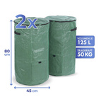 Komposter faltbar 2er Set MAXIMEX