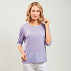 Shirts lila-gestreift + uni 2er-Set