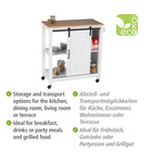 Küchenwagen Landhaus mit Rollen WENKO