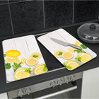 Herdabdeckplatten 2er Set Zitronen WENKO