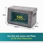 Aufbewahrungsboxen stapelbar 3er-Set Clarsen