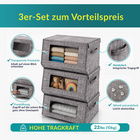 Aufbewahrungsboxen stapelbar 3er-Set Clarsen