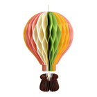 Dekohänger Heißluftballon Wabenoptik 25 cm Papierdeko